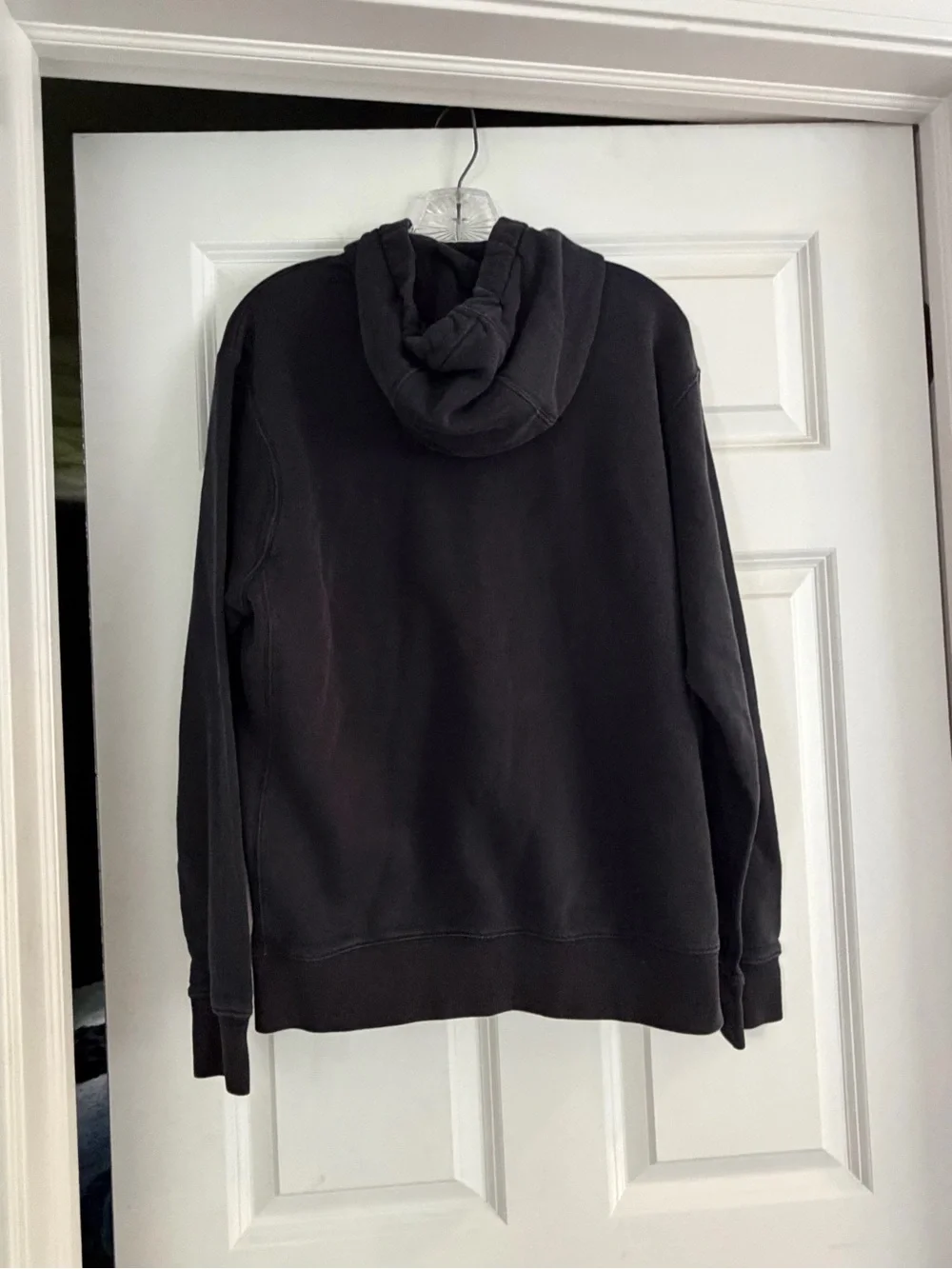 Nike Black Hoodie with White Swoosh